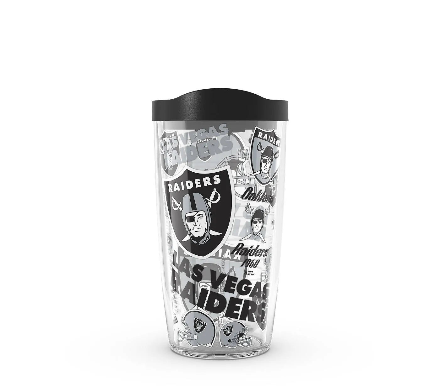 Las Vegas Raiders - NFL All Over Plastic Tumbler 1