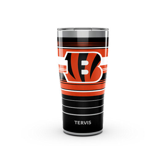 Cincinnati Bengals - NFL Hype Stripes Stainless Steel Tumbler 1
