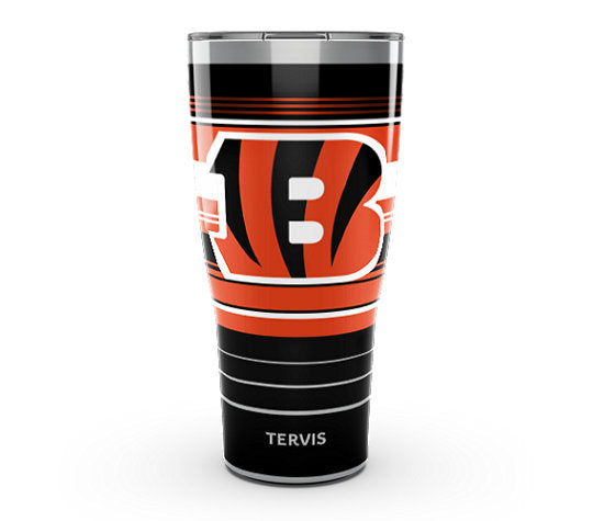 Cincinnati Bengals - NFL Hype Stripes Stainless Steel Tumbler 2