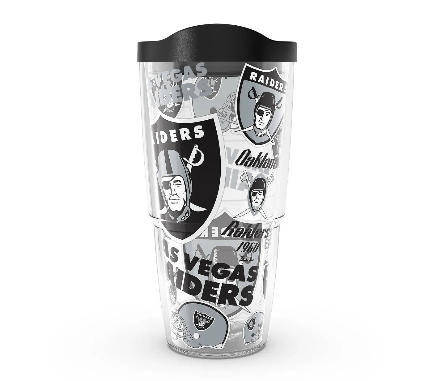 Las Vegas Raiders - NFL All Over Plastic Tumbler 2