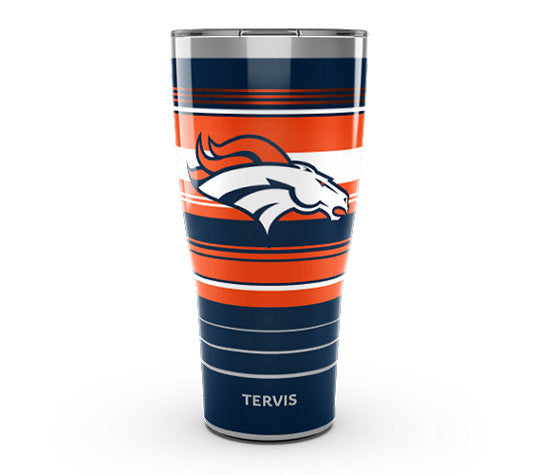 Denver Broncos - NFL Hype Stripes Stainless Steel Tumbler 2