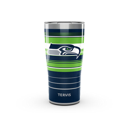 Seattle Seahawks - NFL Hype Stripes Stainless Steel Tumbler 1