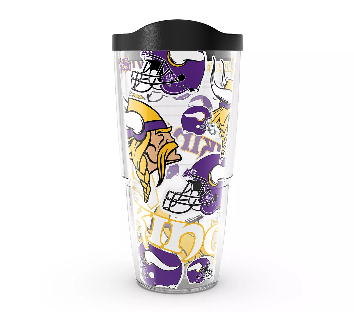 Minnesota Vikings - All Over Wrap Plastic Tumbler 4