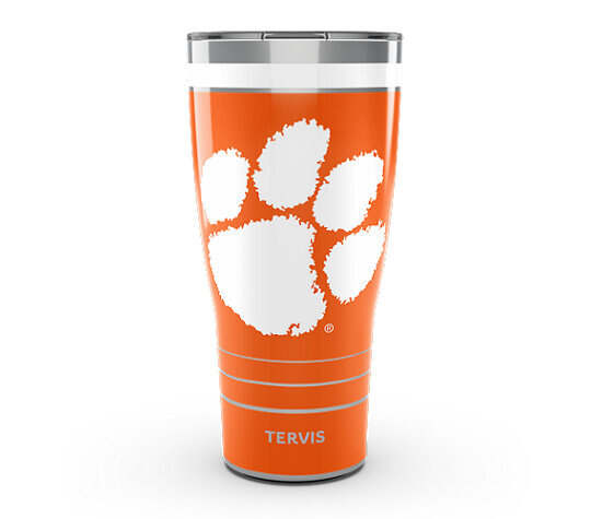 Clemson Tigers MVP - Hype Stripes Stainless Steel Tumbler 2