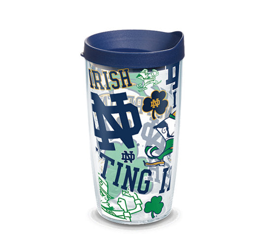 Notre Dame Fighting Irish - All Over Plastic Tumbler 1