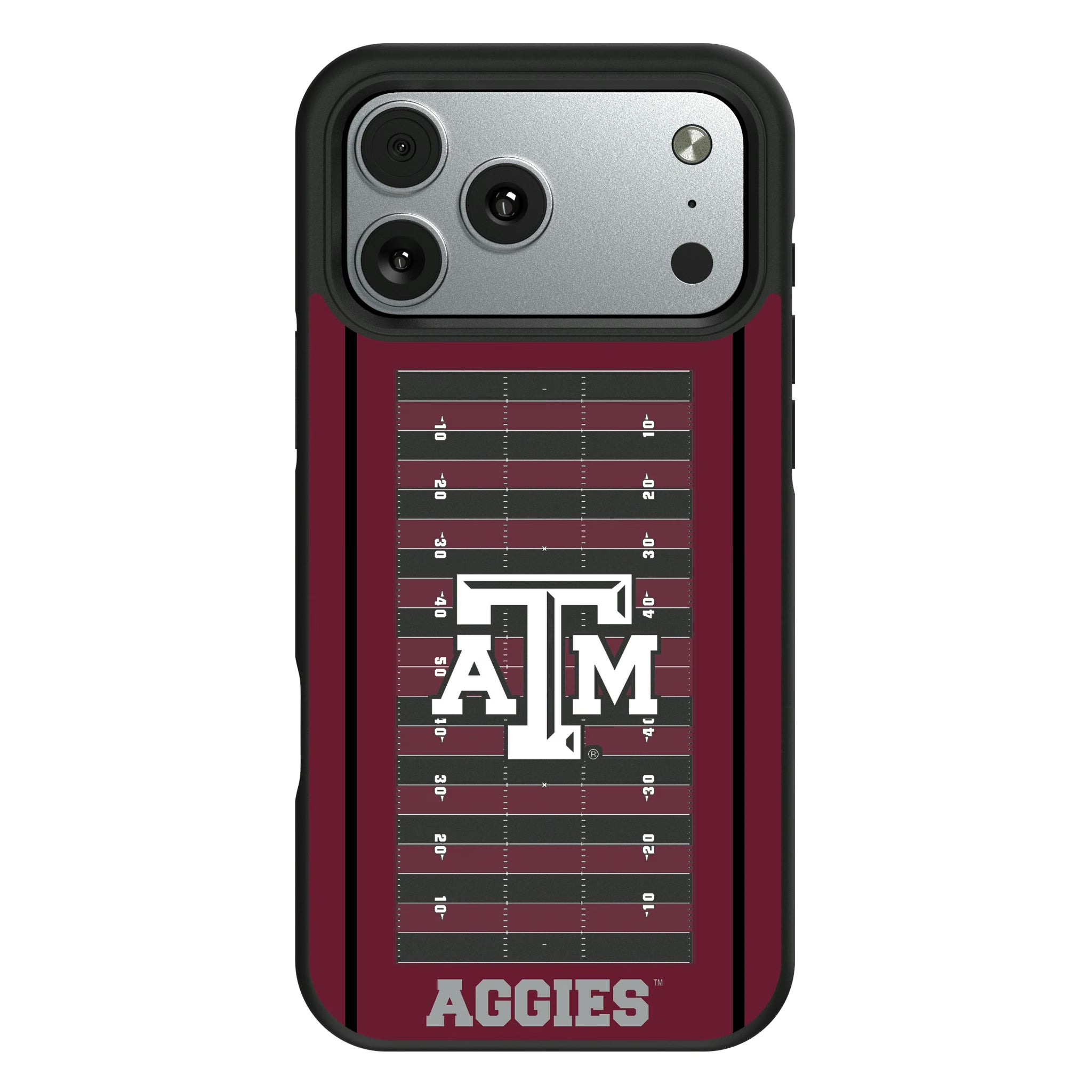 Texas A&M University Aggies Field Bump Phone Case for Apple iPhone 12