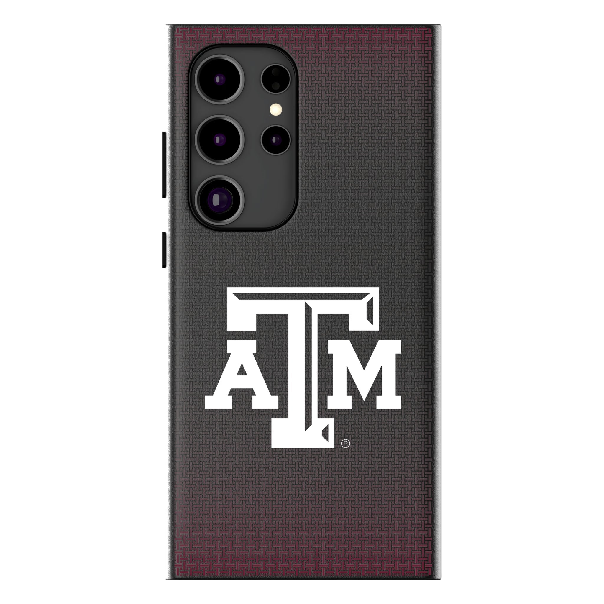 Texas A&M University Aggies Linen MagSafe Compatible Phone Case for Samsung Galaxy