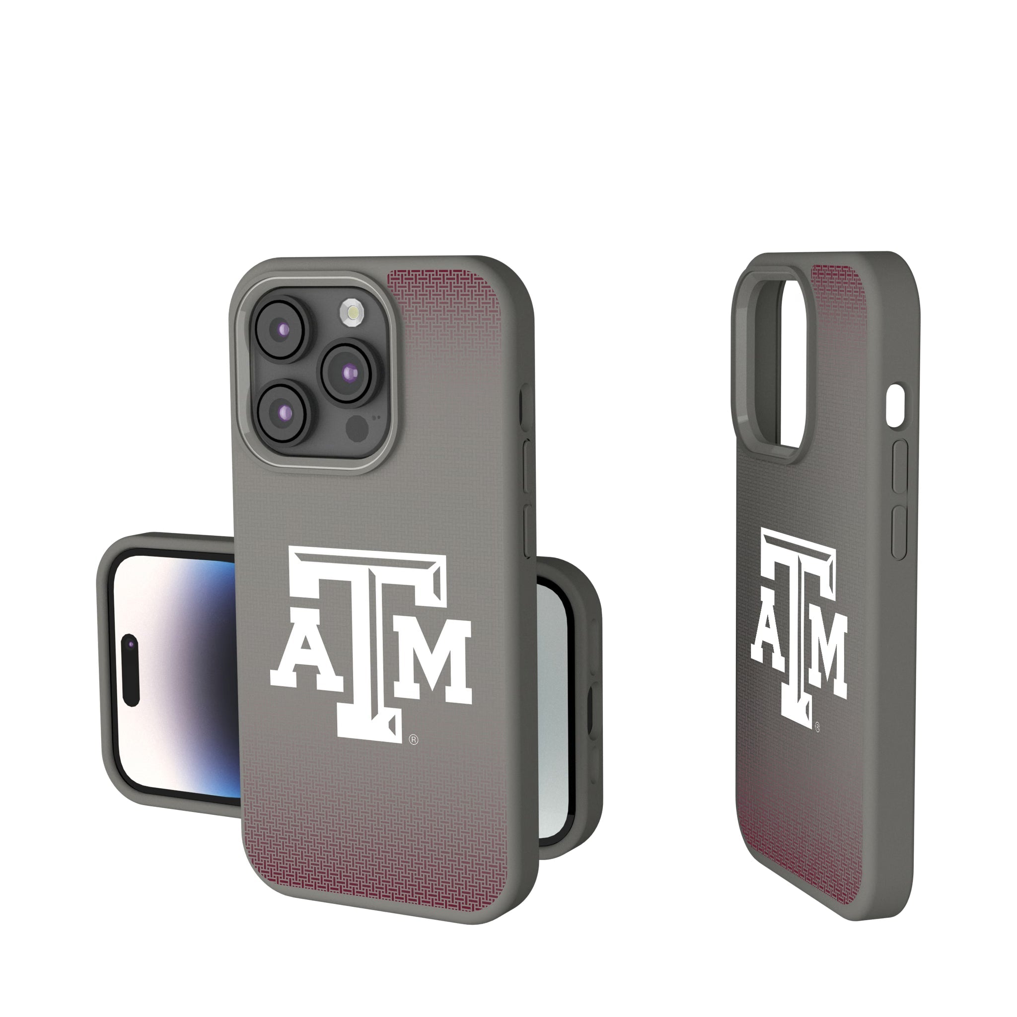 Texas A&M University Aggies Linen Soft Touch Phone Case for Apple iPhone 3
