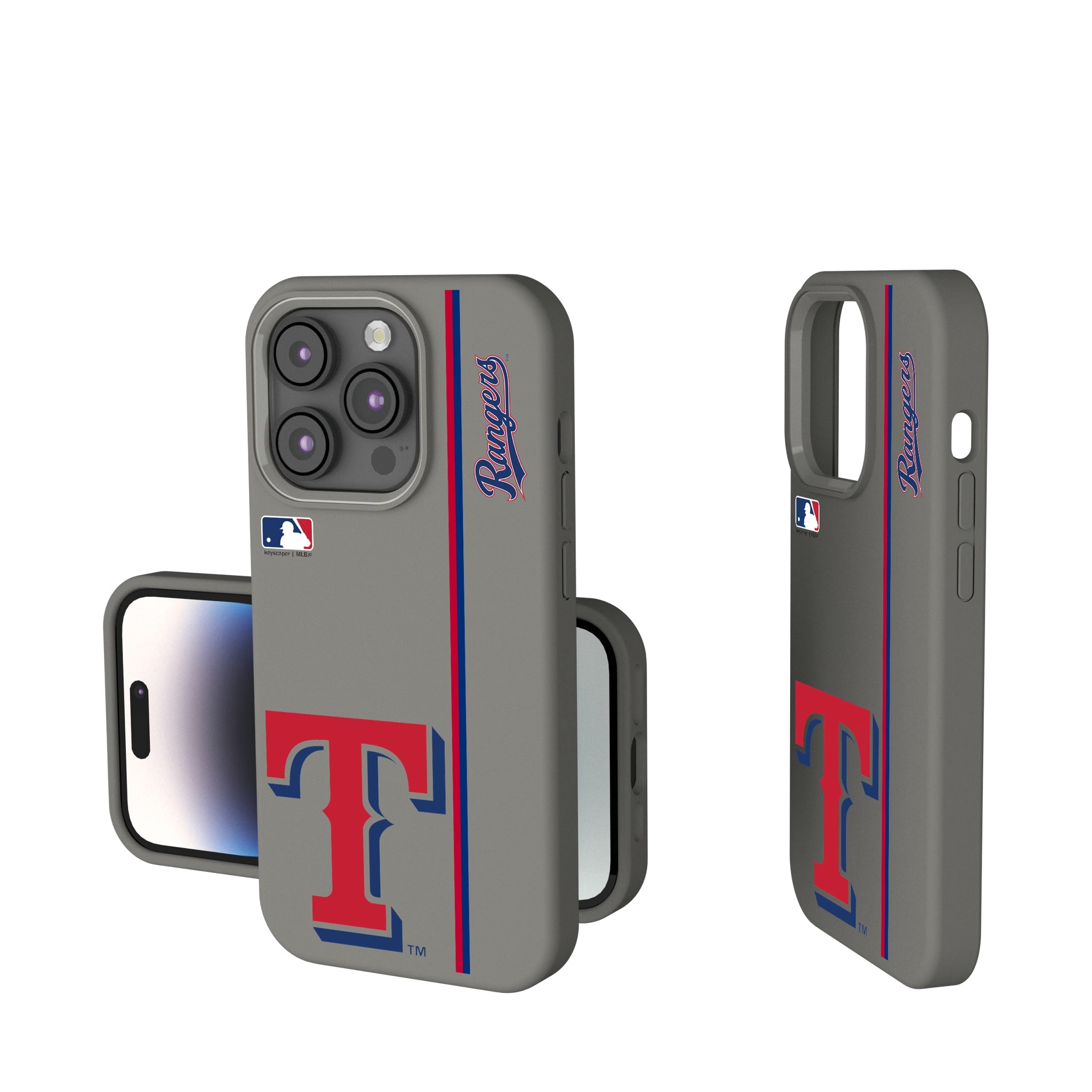 Texas Rangers Sidebar Soft Touch Phone Case for Apple iPhone