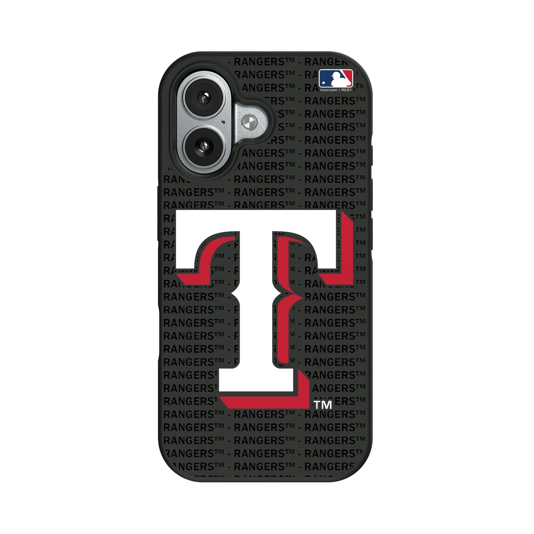 Texas Rangers Text Backdrop Bump Phone Case for Apple iPhone 9