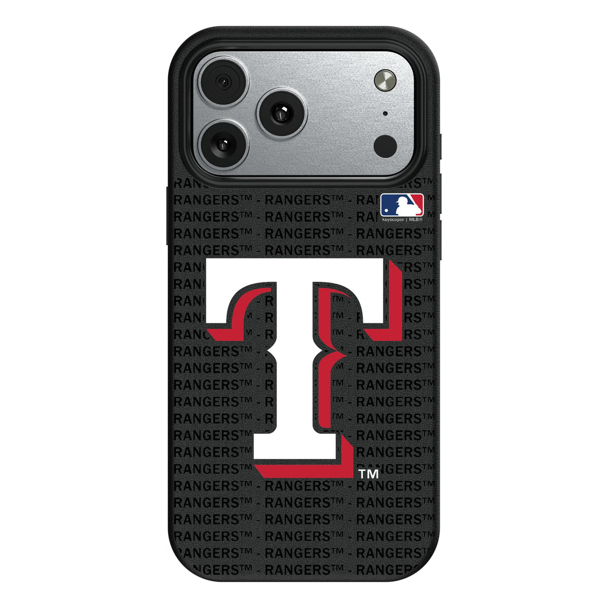 Texas Rangers Text Backdrop MagSafe Compatible Phone Case for Apple iPhone 10