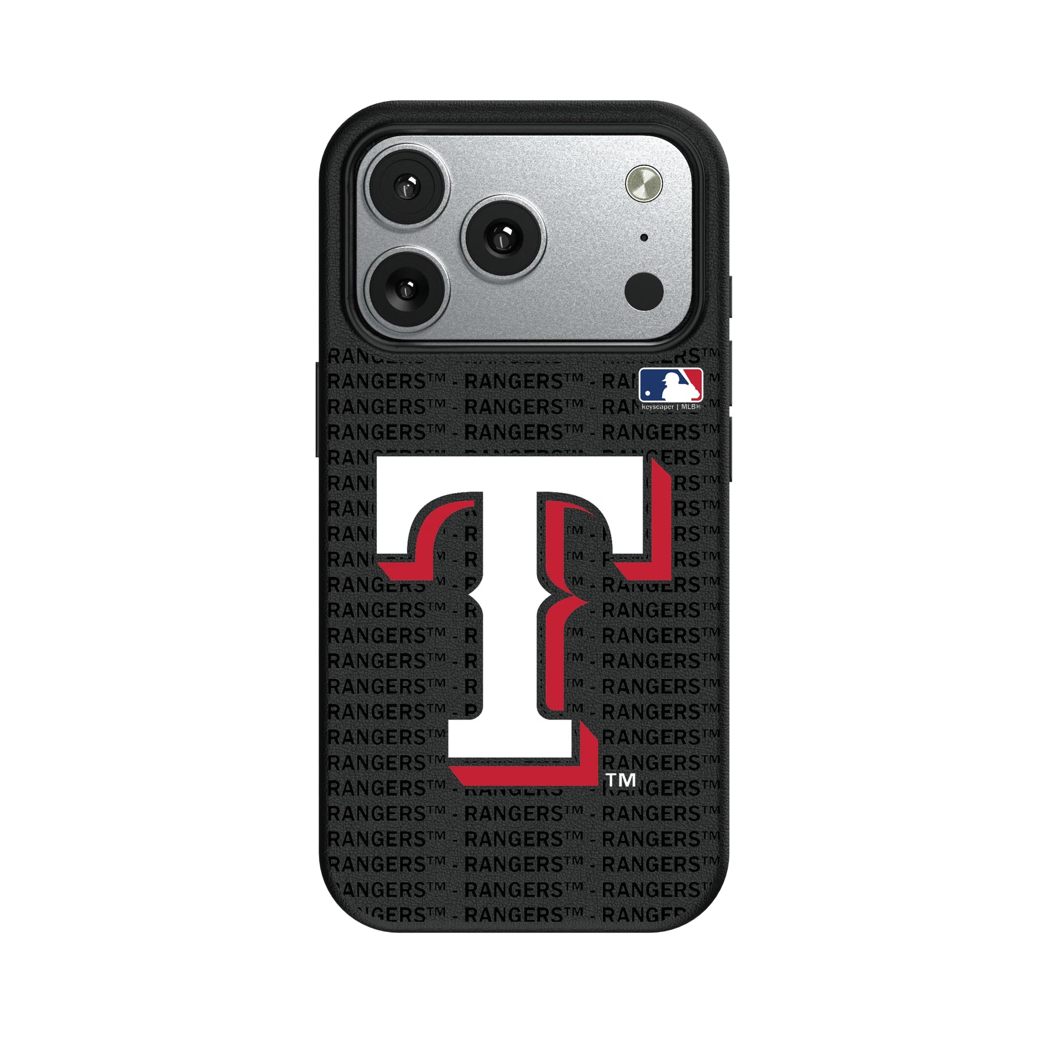 Texas Rangers Text Backdrop MagSafe Compatible Phone Case for Apple iPhone 9