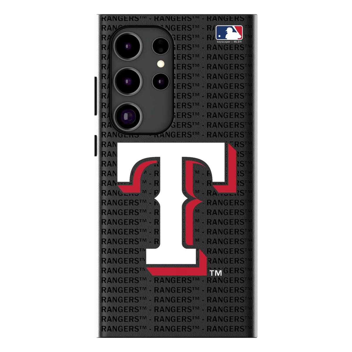 Texas Rangers Text Backdrop MagSafe Compatible Phone Case for Samsung Galaxy 17