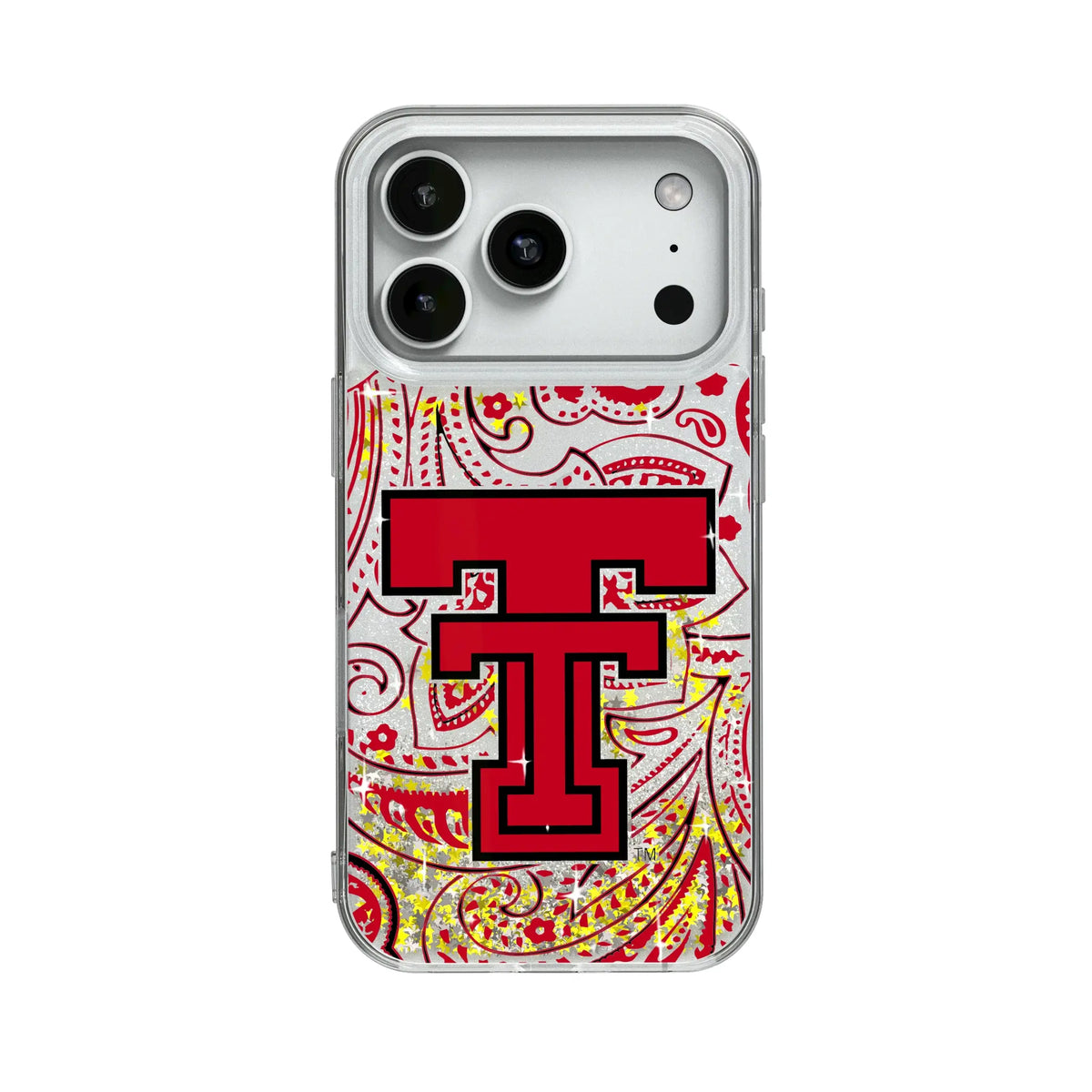 Texas Tech Red Raiders Paisley Glitter Phone Case 19
