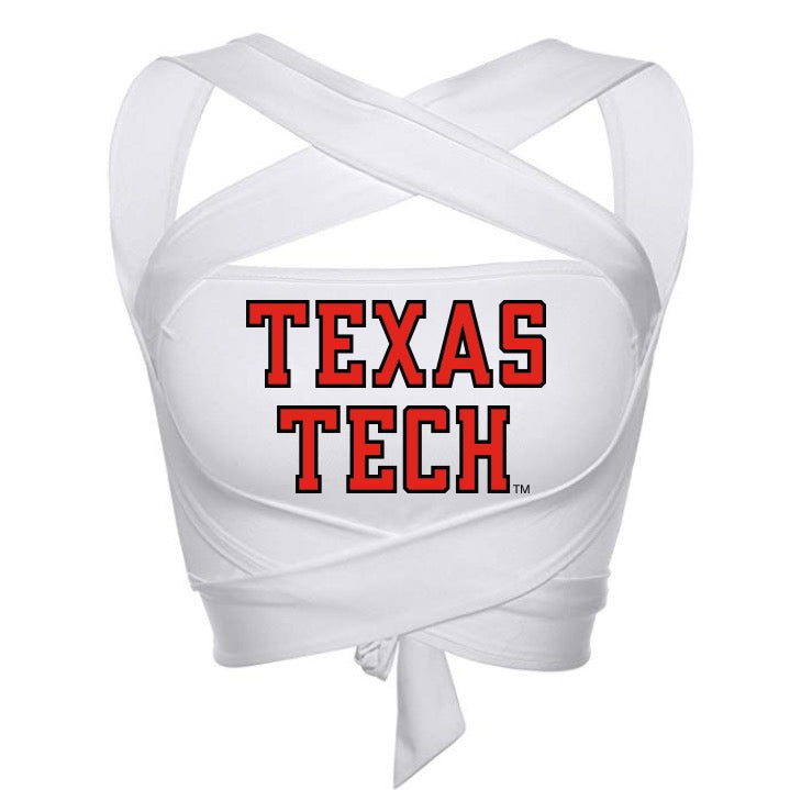 Texas Tech White Multi Way Bandeau Top | lojobands 4