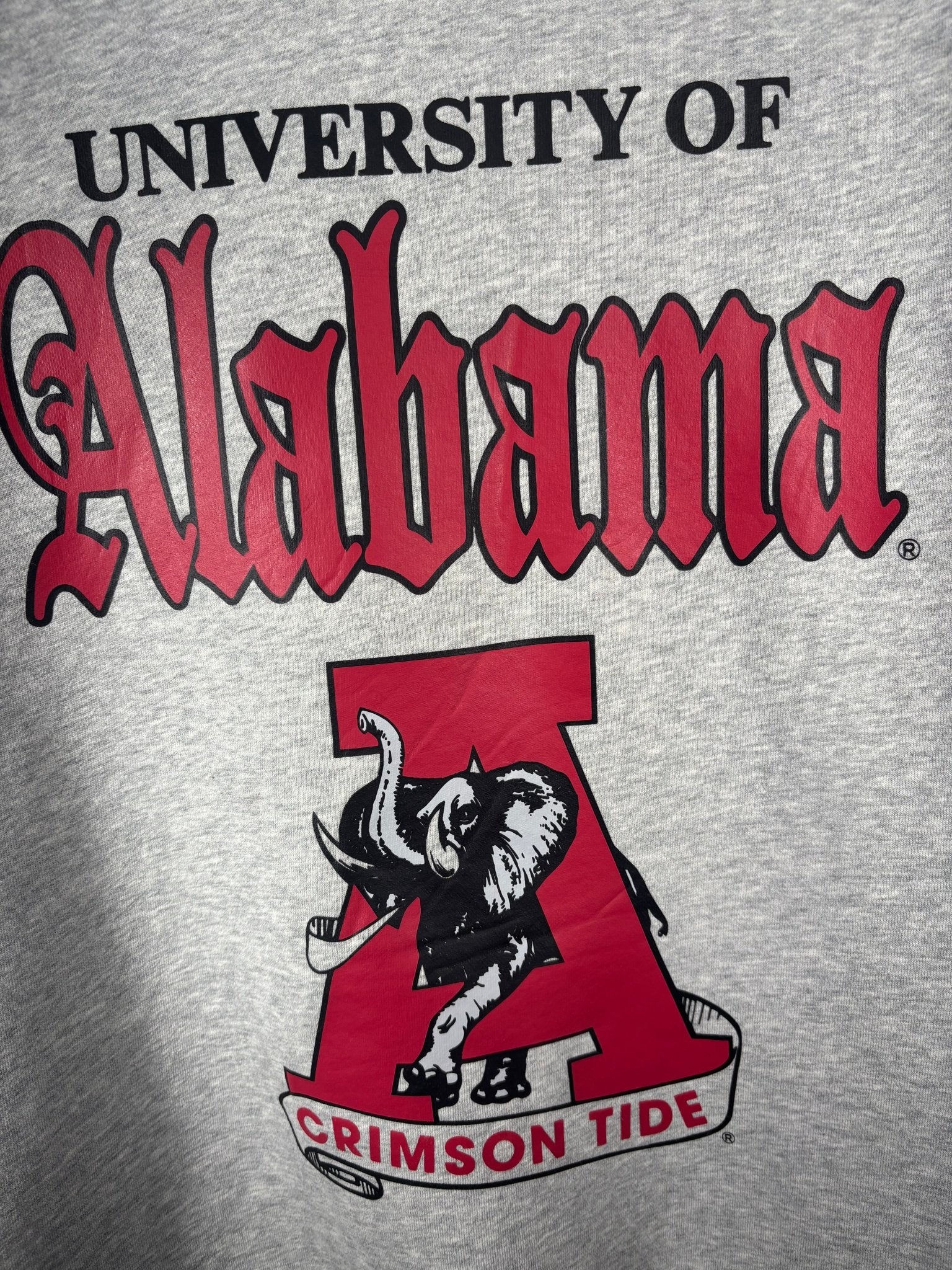 The Old English Crewneck – University of Alabama (100% Cotton, Heavyweight) 4
