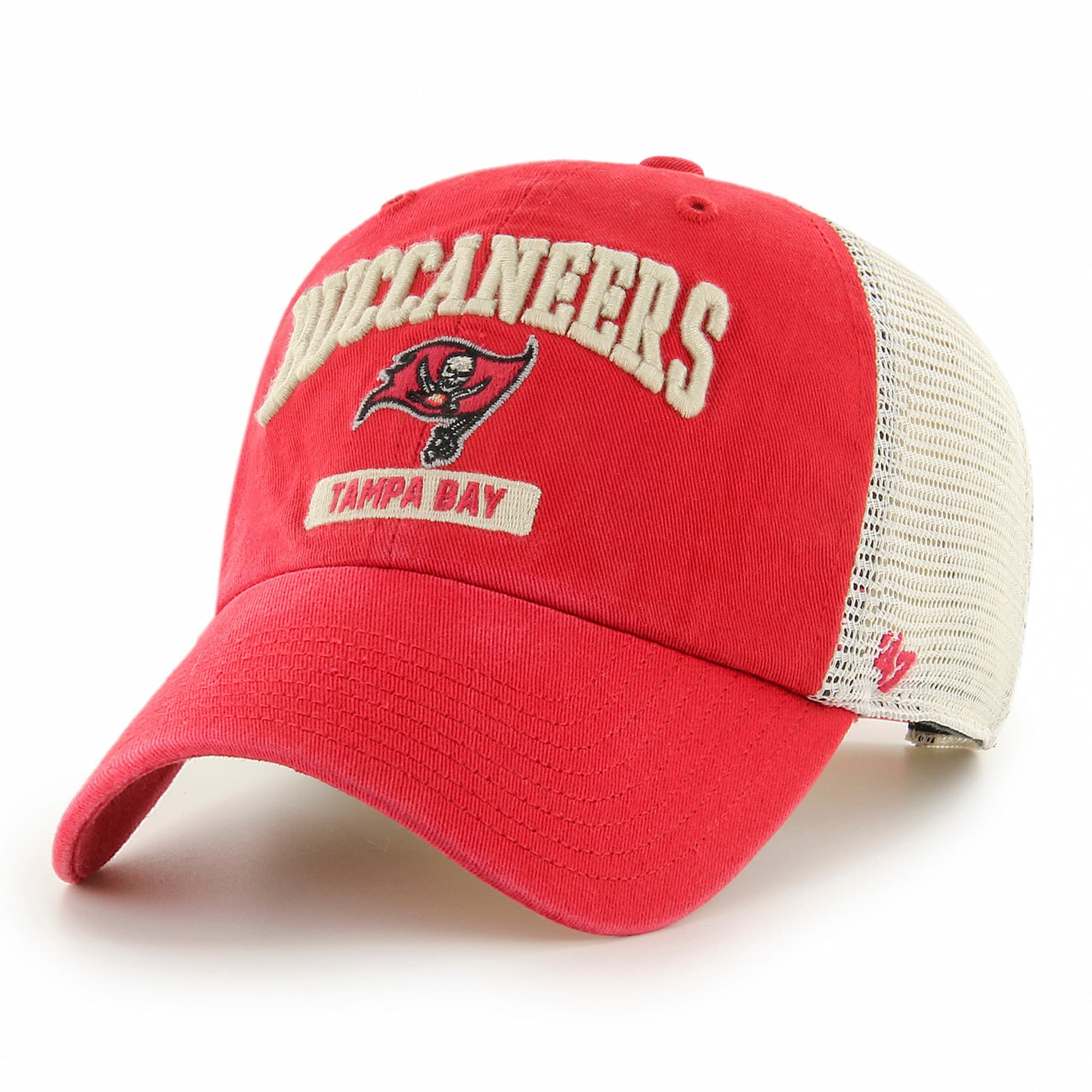 Tampa Bay Buccaneers - Morgantown Trucker Clean Up Hat, 47 Brand 1