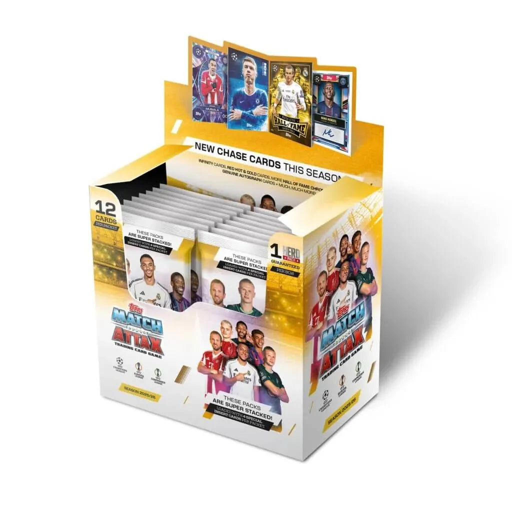 Topps 2025-26 Match Attax UEFA Champions League Cards BOX (32 Packs Each) 1