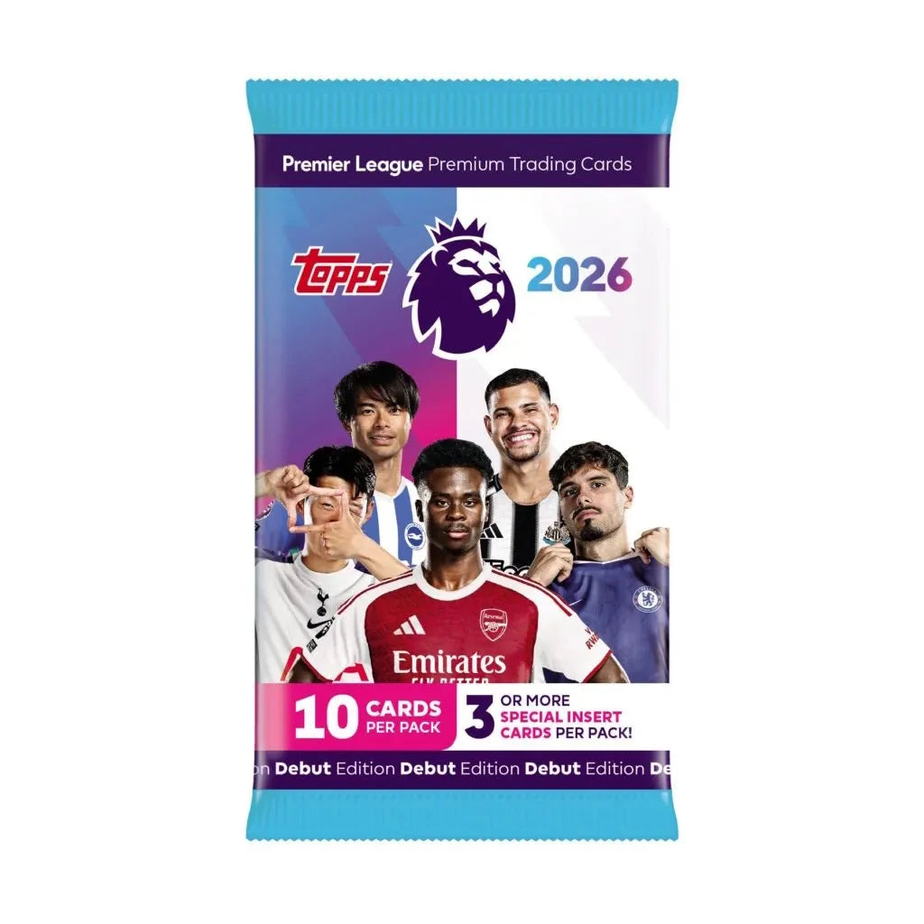 Topps 2025-26 Premier League Debut Edition Cards BOX (28 Packs Each) 2