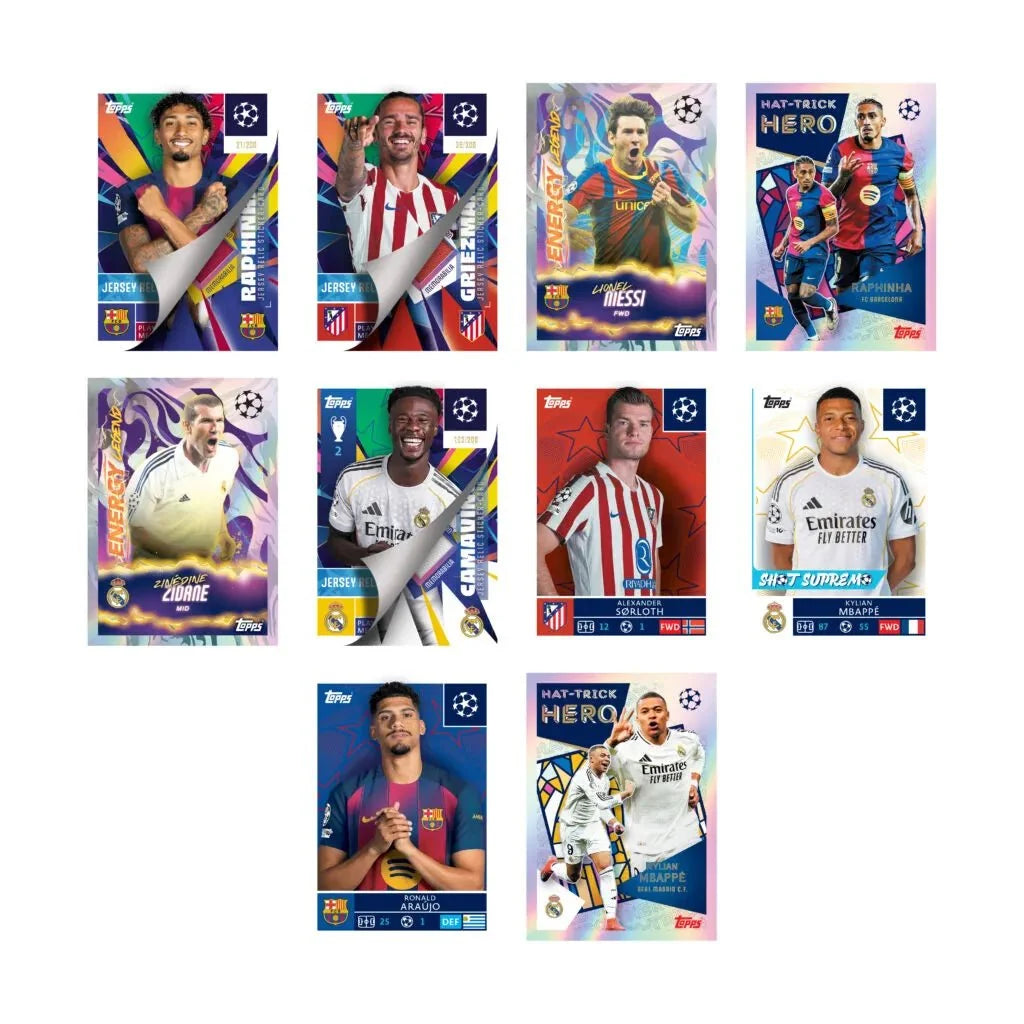 Topps 2025-26 UEFA Champions League Stickers PACK (6 Stickers Each) 2