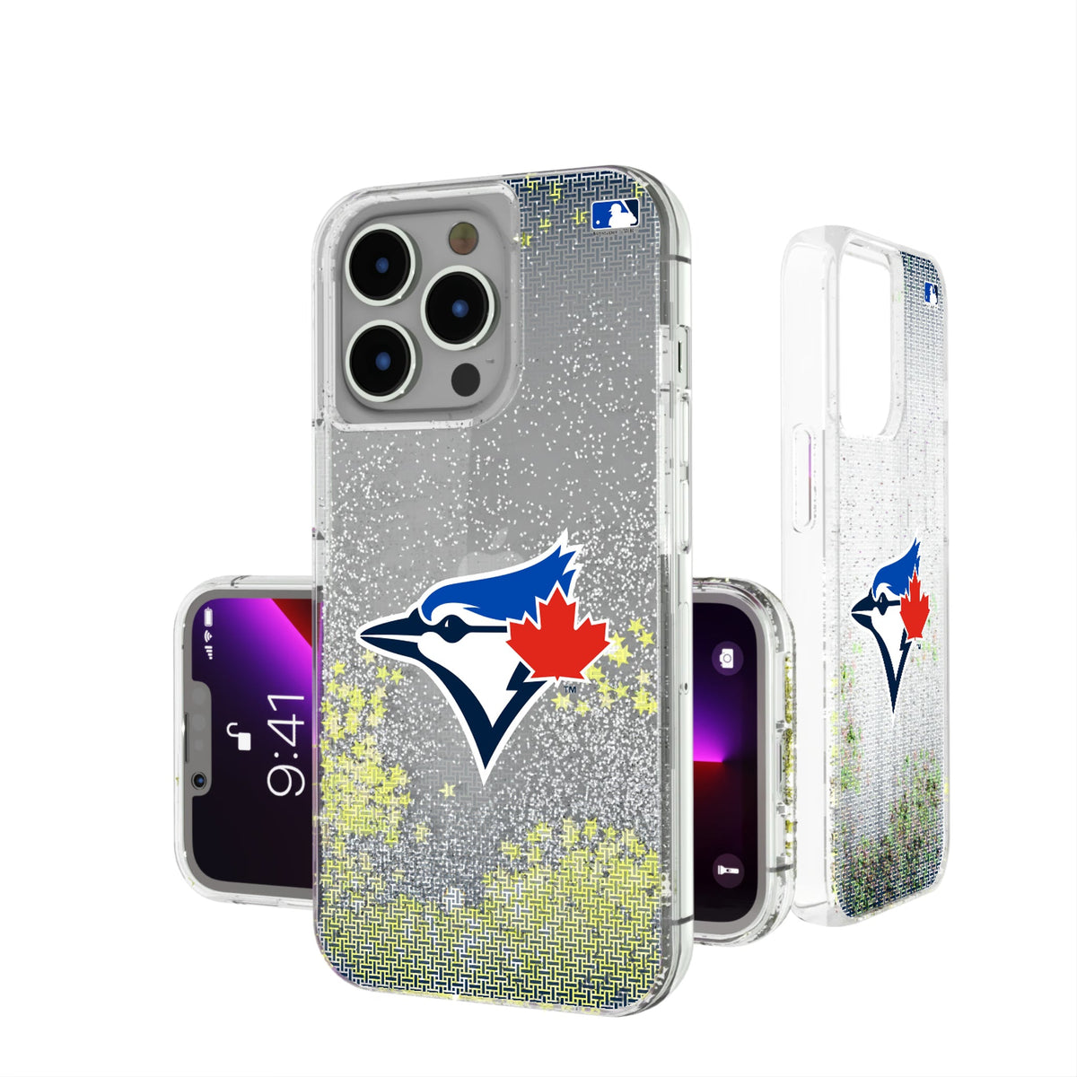 Toronto Blue Jays Linen Glitter Phone Case 17