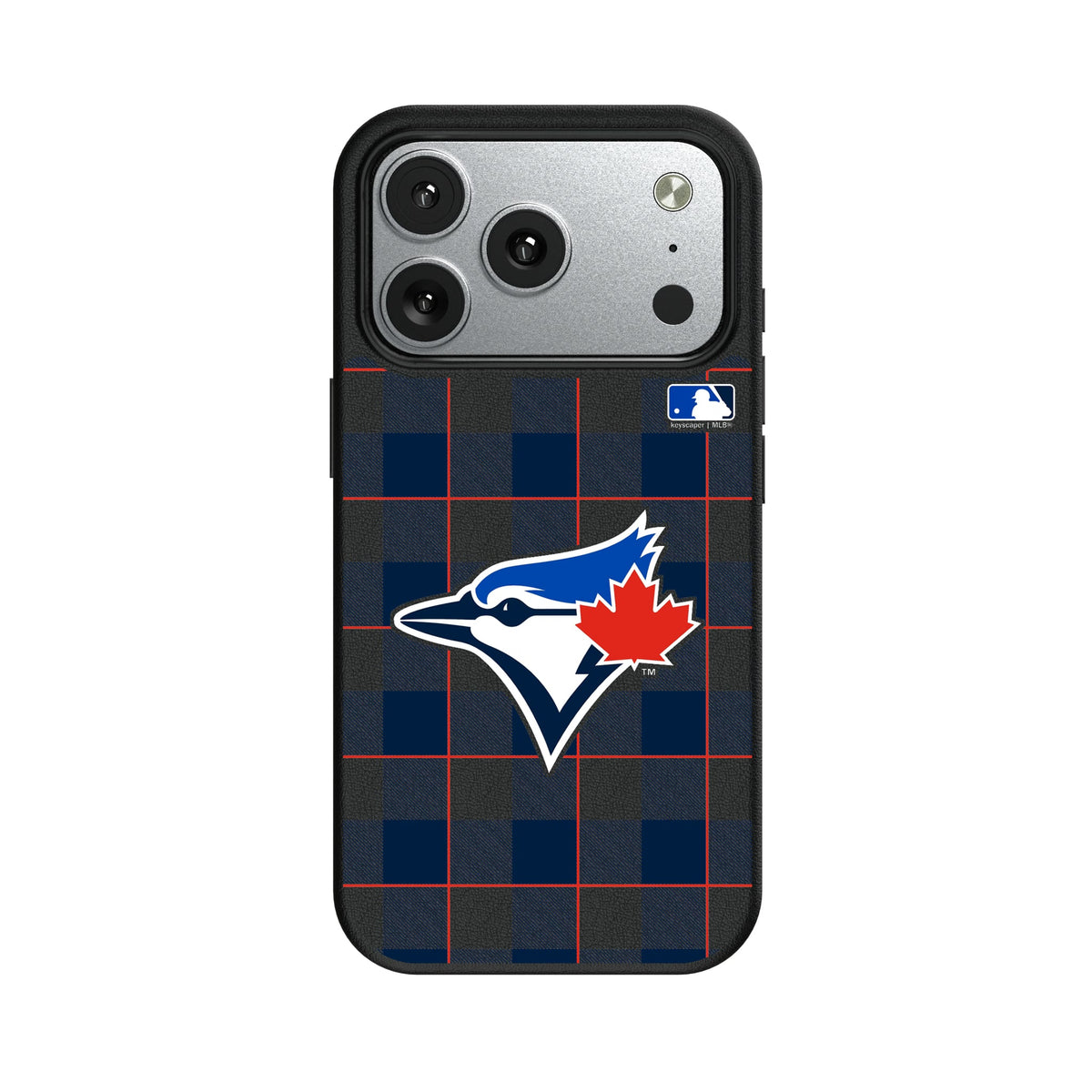 Toronto Blue Jays Plaid MagSafe Compatible Phone Case for Apple iPhone 9