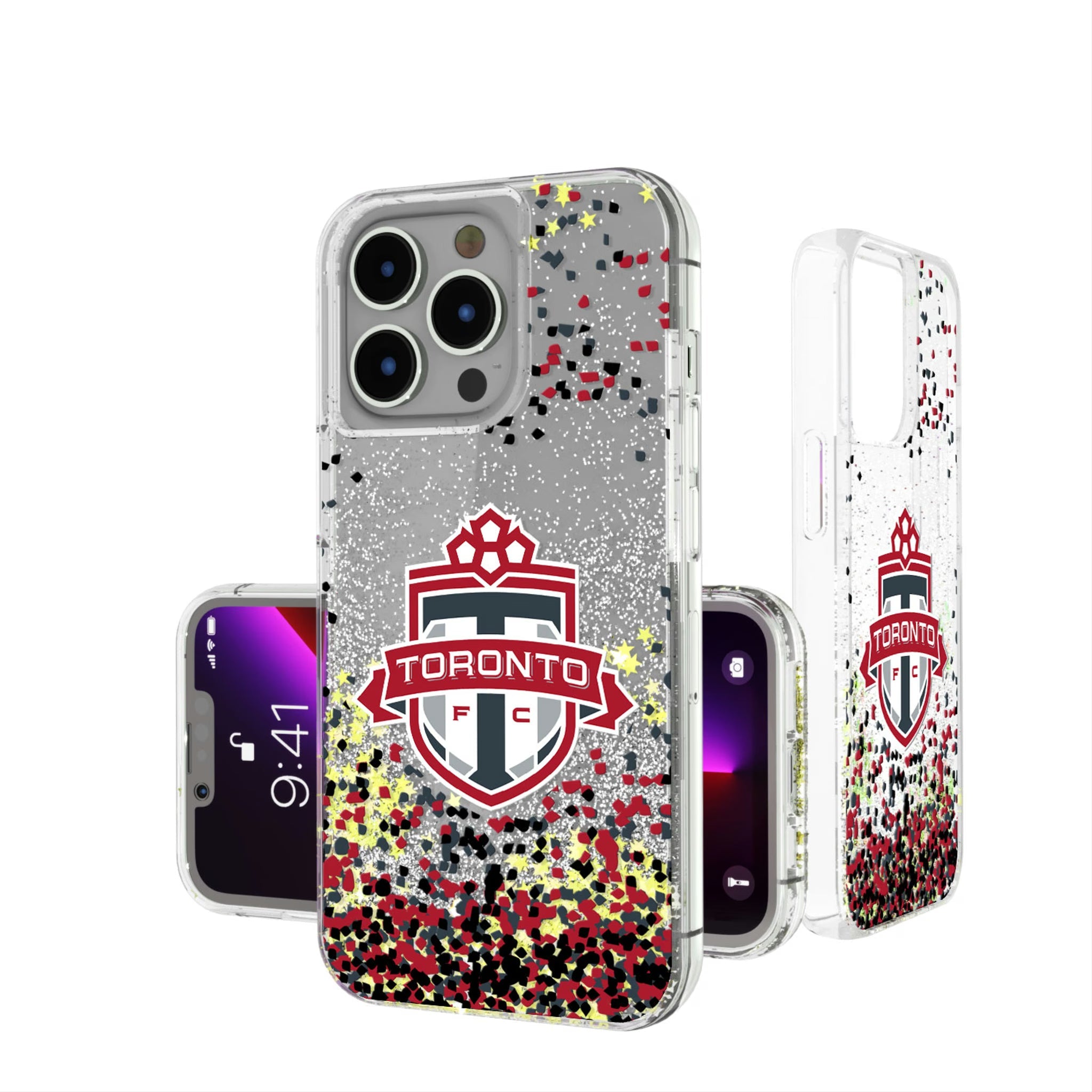 Toronto FC   Confetti Glitter Phone Case 4