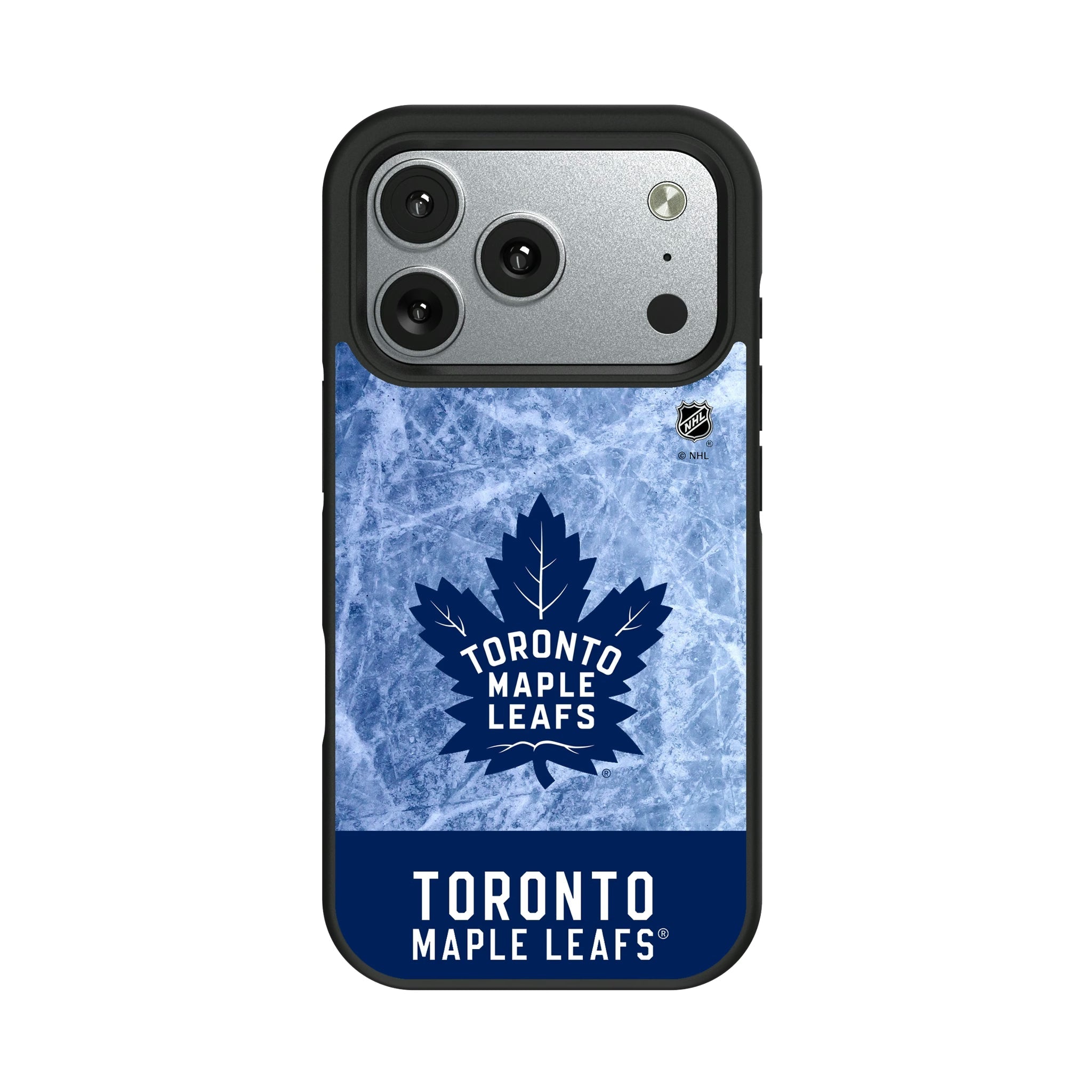Toronto Maple Leafs Ice Wordmark Bump Phone Case 9