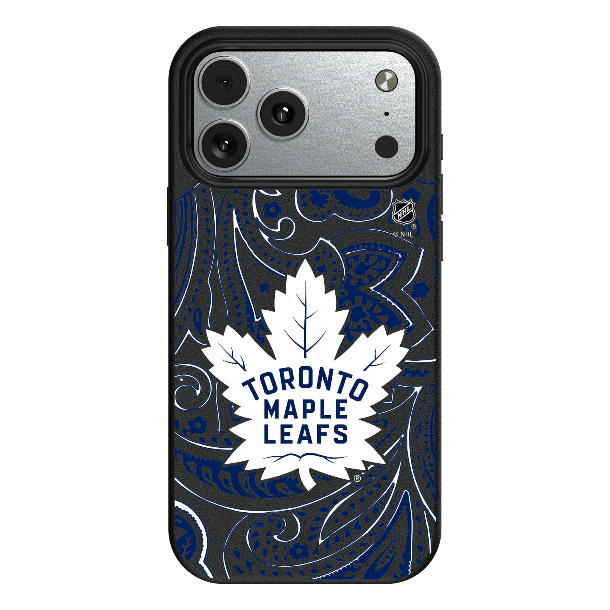 Toronto Maple Leafs Paisley MagSafe Compatible Phone Case for Apple iPhone 10