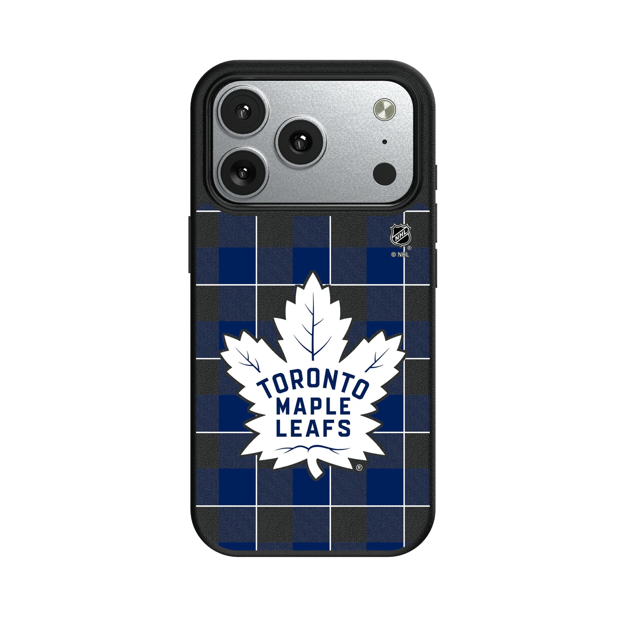 Toronto Maple Leafs Plaid MagSafe Compatible Phone Case for Apple iPhone 9