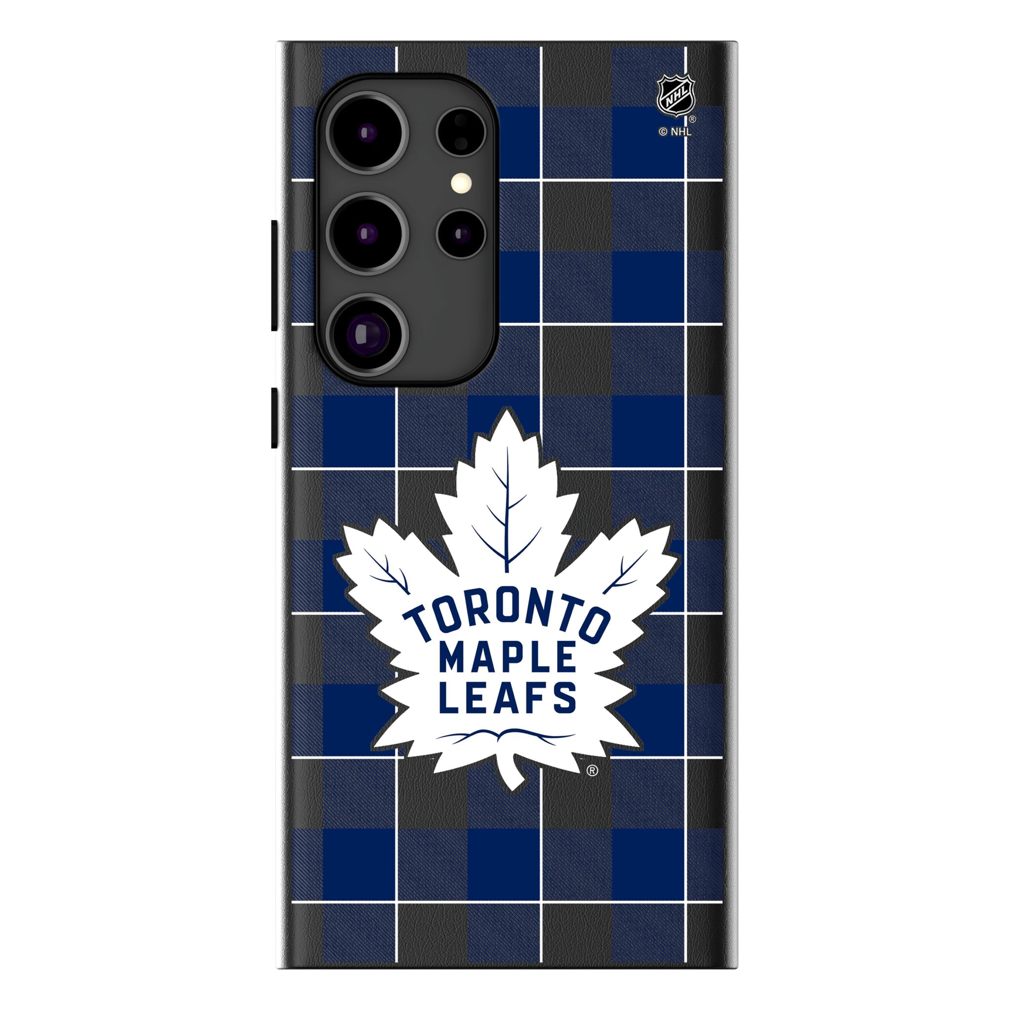 Toronto Maple Leafs Plaid MagSafe Compatible Phone Case for Samsung Galaxy 10