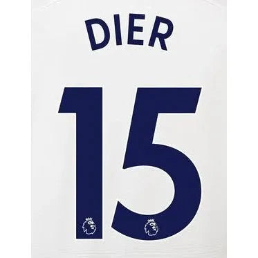 Tottenham 2018/19 Home Dier #15 Jersey Name Set 1
