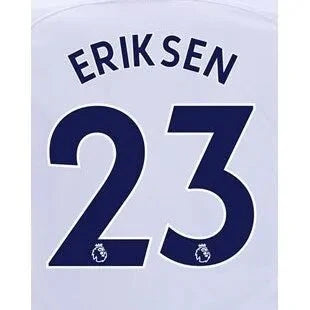 Tottenham 2019/22 Home Eriksen #23 Jersey Name Set 1