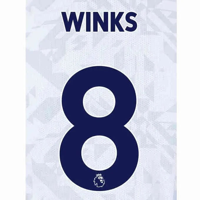 Tottenham 2020/21 Home Winks #8 Jersey Name Set 1