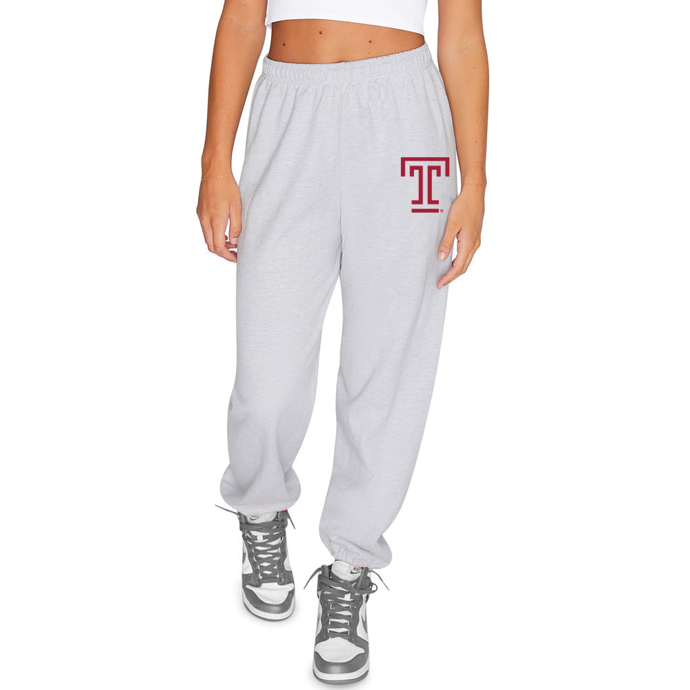 Temple Owls Gray Sweatpants | lojobands