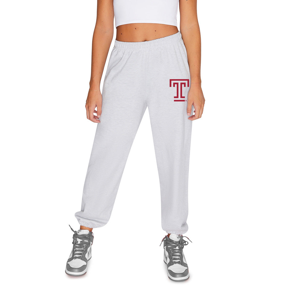 Temple Owls Gray Sweatpants | lojobands
