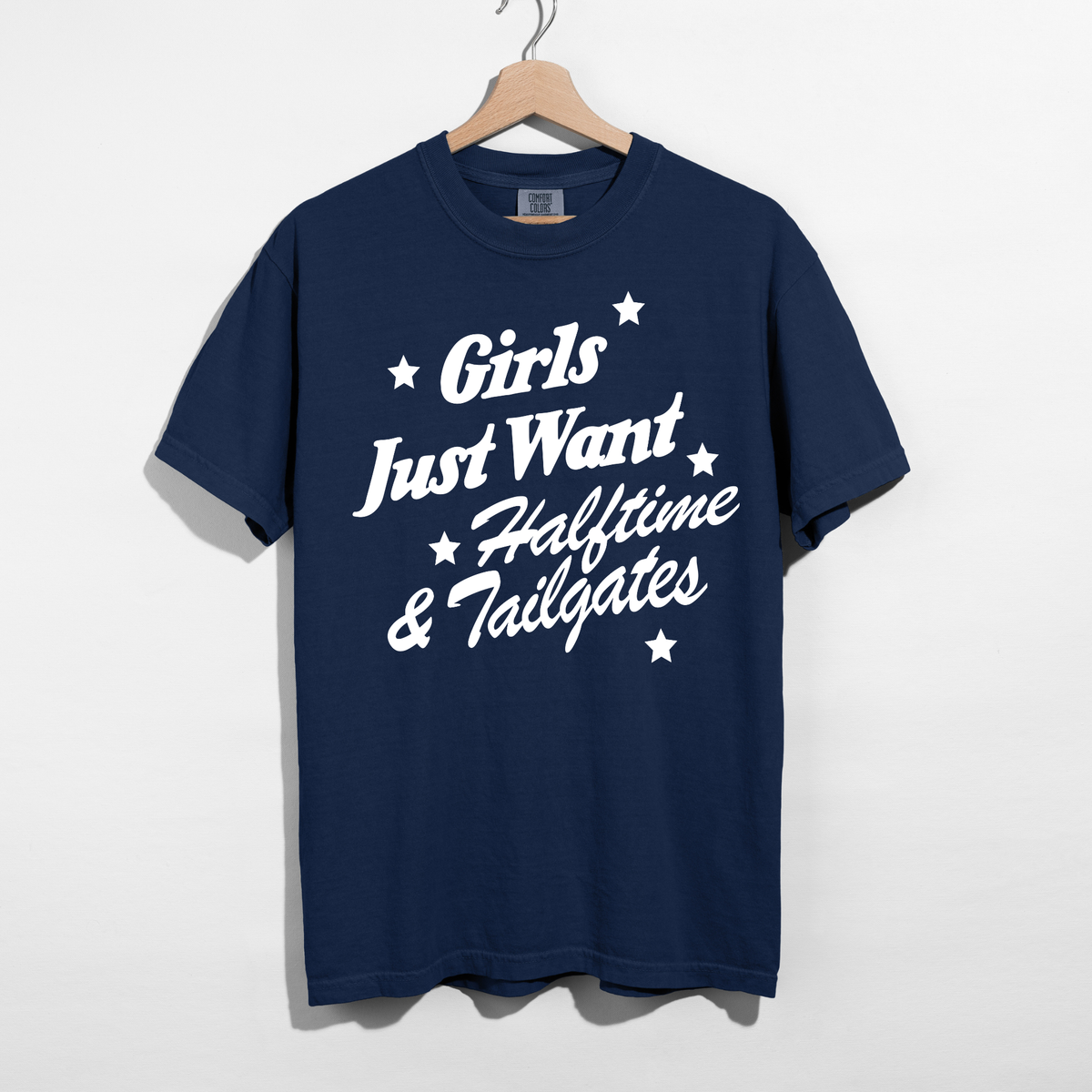 Girls Just Want Halftime & Tailgates Graphic Tee | Football Game Day Shirt 2