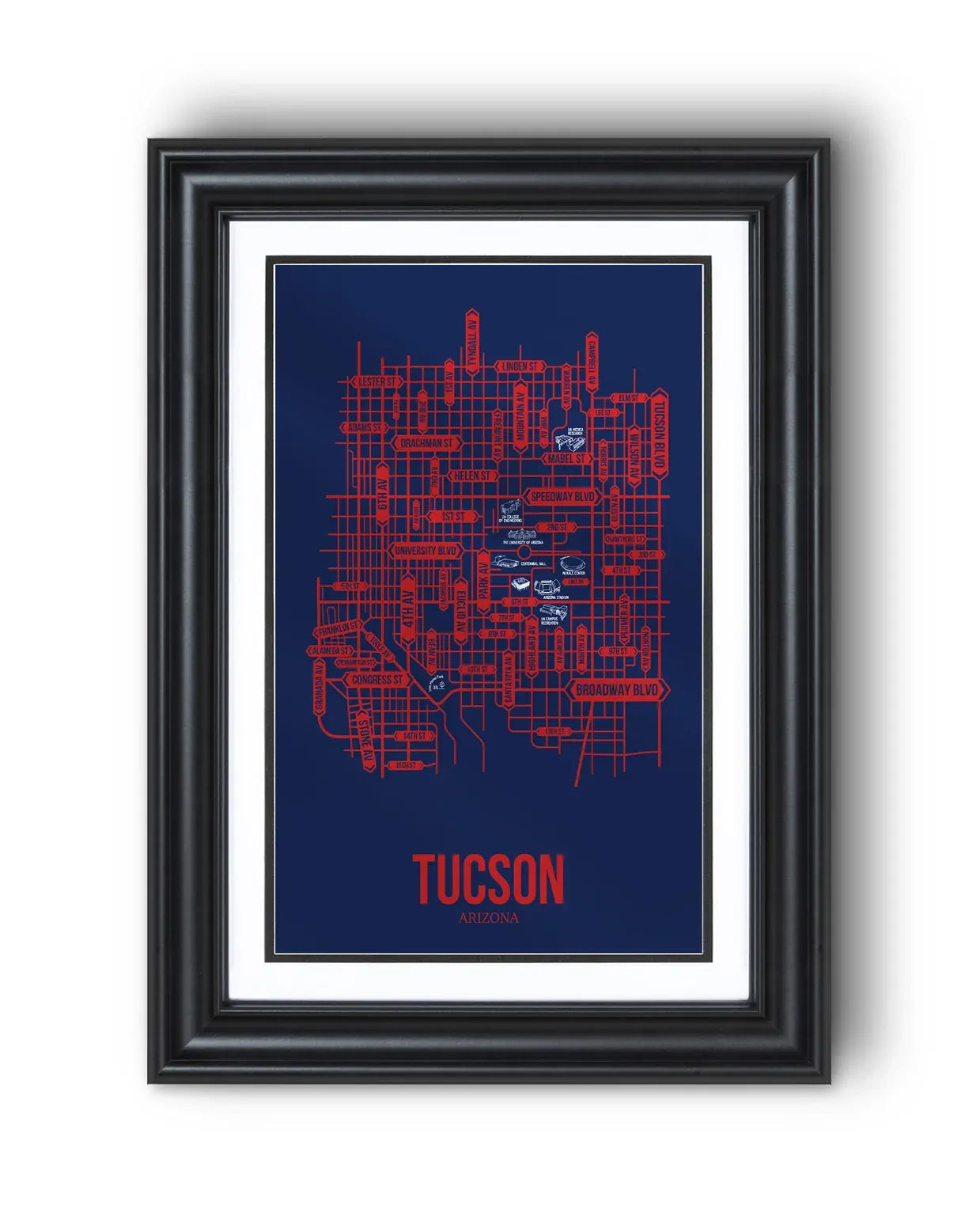 Tucson, Arizona street map 13