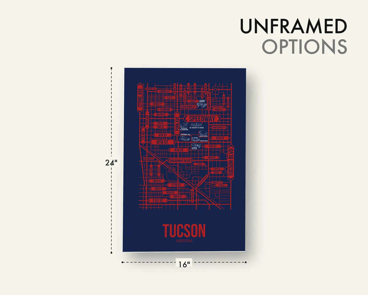 Tucson, Arizona street map 18