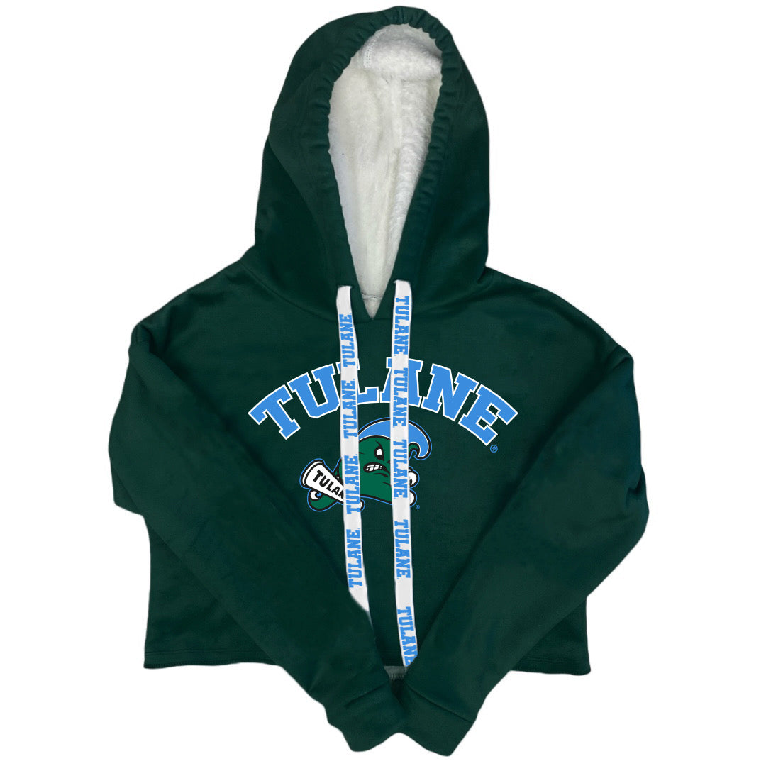 Tulane Varsity Furry Hoodie | lojobands 3