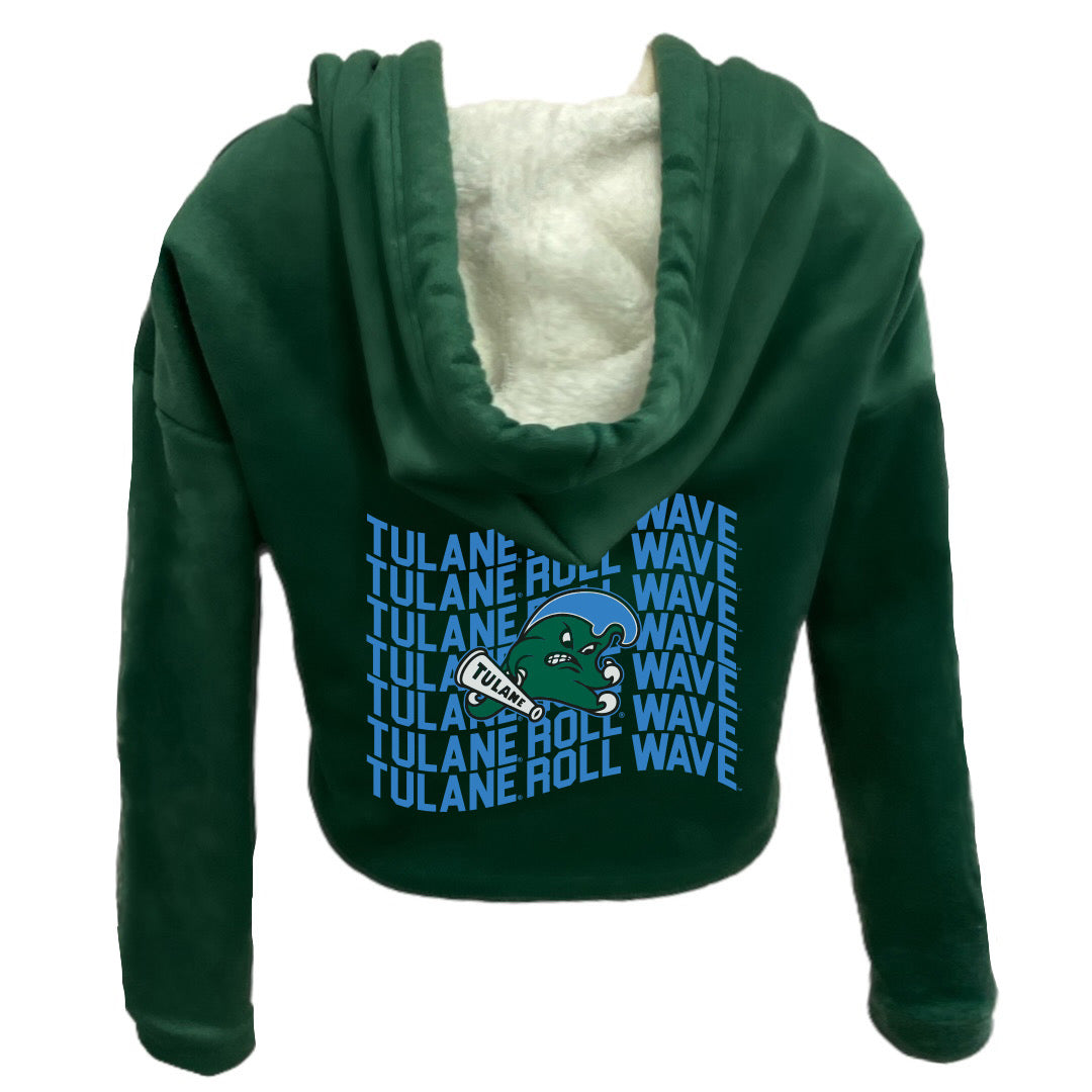 Tulane Varsity Furry Hoodie | lojobands 4