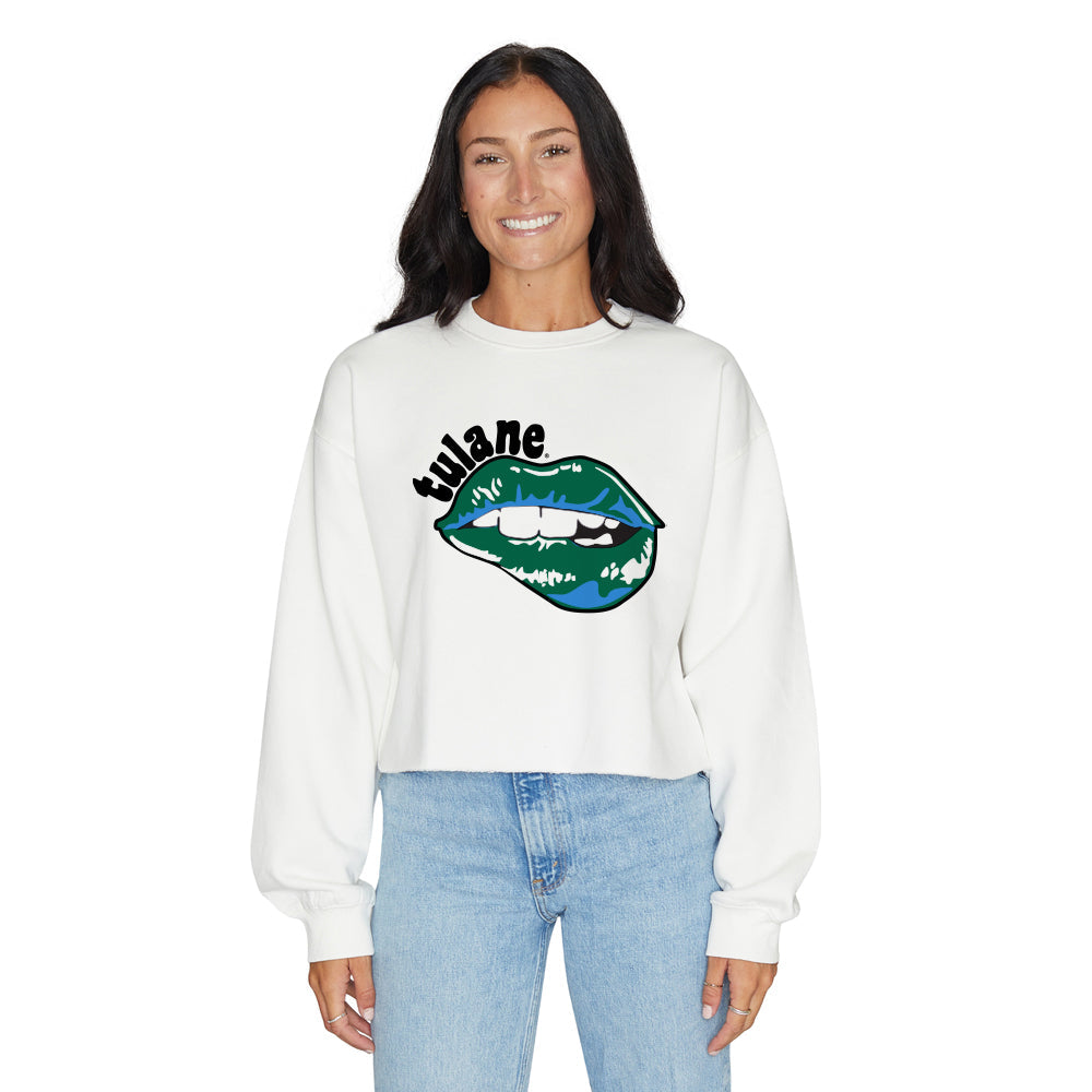 Tulane Lips Crewneck Sweatshirt | lojobands