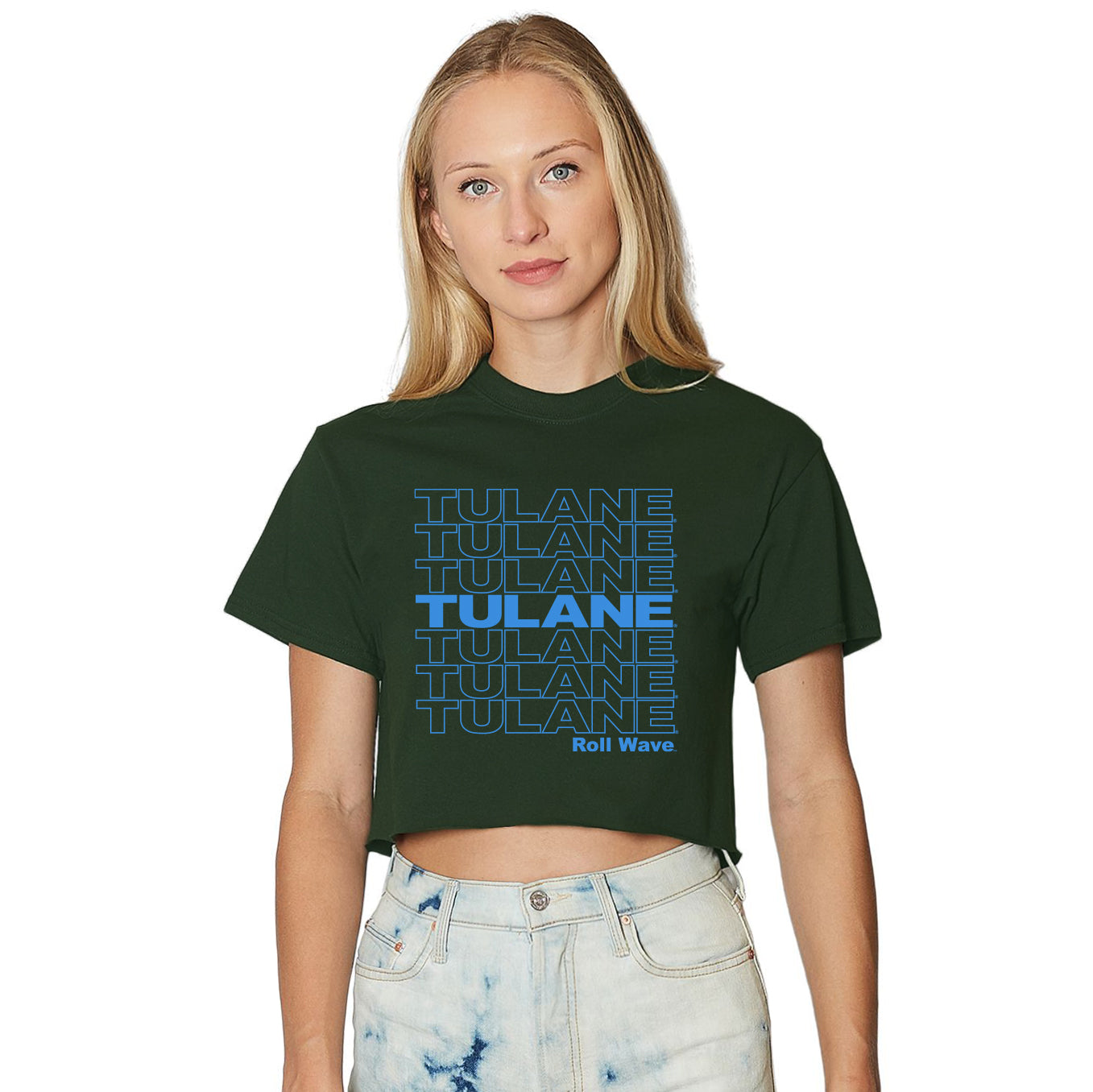 Tulane Green Repeat Tee | lojobands