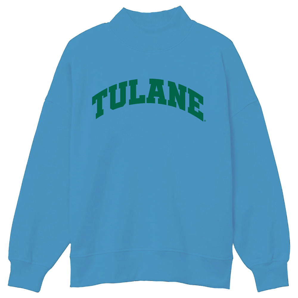Tulane Mock Neck Sweatshirt | lojobands