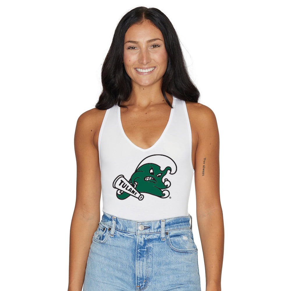 Tulane Angry Wave Bodysuit | lojobands