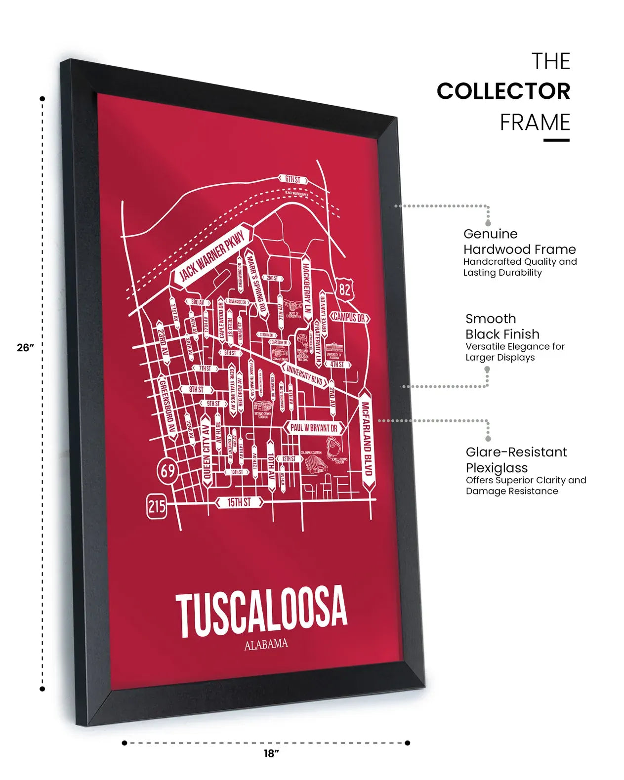 Tuscaloosa, Alabama street map 12