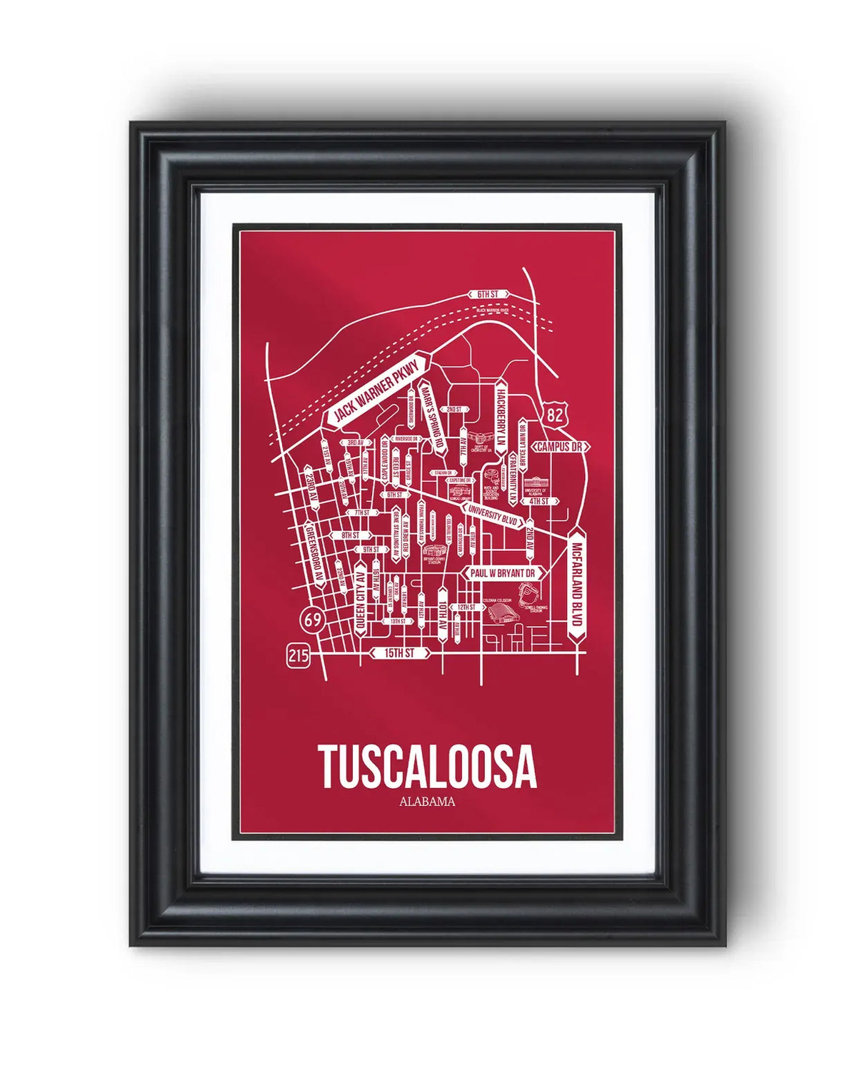 Tuscaloosa, Alabama street map 13