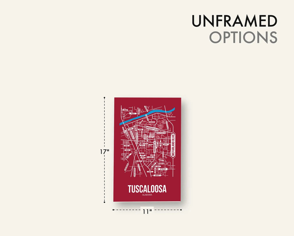 Tuscaloosa, Alabama street map 17