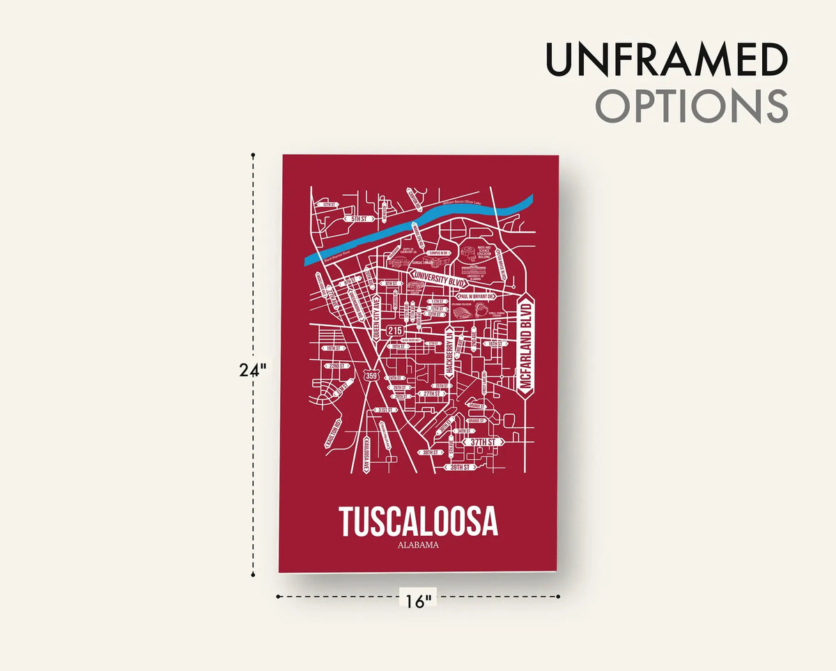Tuscaloosa, Alabama street map 18