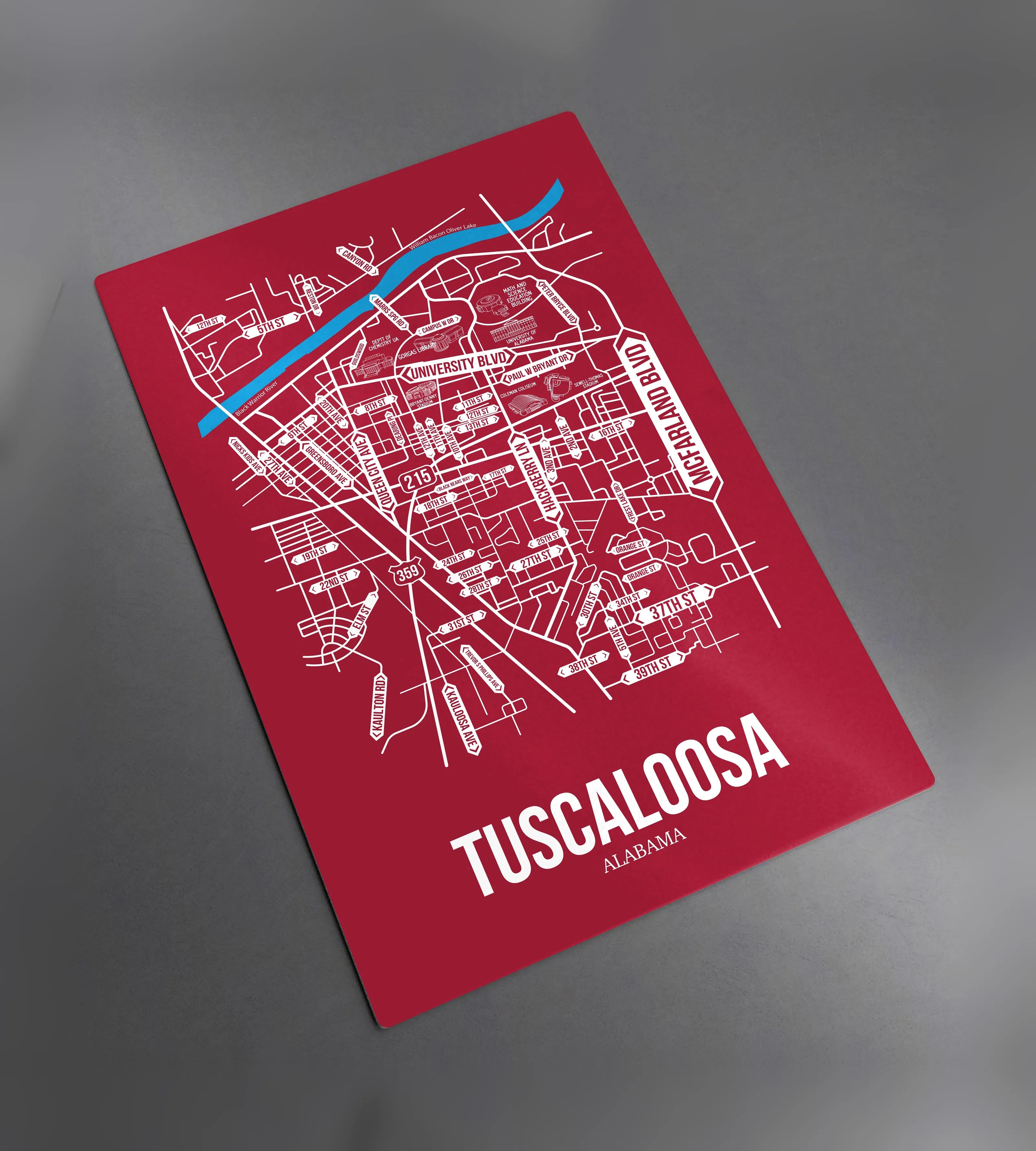 Tuscaloosa, Alabama street map 2